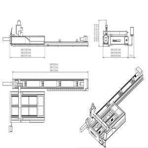 Chất Lượng Cao Sợi Laser Máy Cắt Kim Loại Và Ống Máy Cắt CNC Ống Và Tấm 1500W 3000W 6000W Với Giá Tốt - Product Image 6