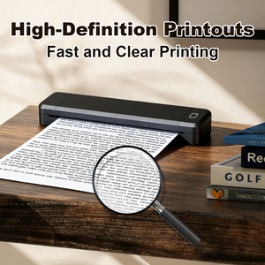 Không dây inkless A4 xách tay <span class=keywords><strong>mini</strong></span> máy in 1500mAh cho giao diện cho điện thoại máy tính du lịch ứng dụng miễn phí ROHS chứng nhận trong kho - Product Image 3