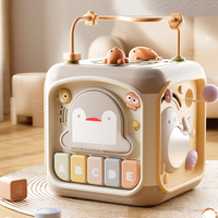 Jouets Montessori de haute qualité, jouets éducatifs d'apprentissage, cube d'activités pour bébé, jouets sensoriels interactifs