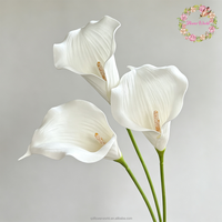 Groothandel EV Touch Witte Calla Lelie Kunstbloemen Bloemstuk voor Thuis, Hotel, Eettafel, Bruiloftdecoratie