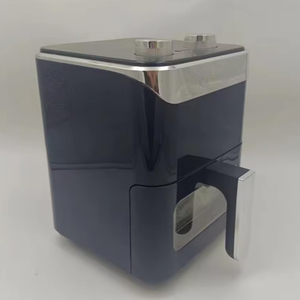 <span class=keywords><strong>Friteuse</strong></span> à air électrique moderne carrée en acier inoxydable 3,5 L 1400 W à cuisson rapide avec fenêtre visible et commande manuelle pour usage domestique - Product Image 6