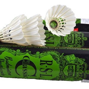 <span class=keywords><strong>RSL</strong></span> CLASSIC Bádminton Green Barrel, Volantes de Pluma de Ganso de Grado Competitivo, Base de Corcho Totalmente Natural, Paquete de 12 para Tenis - Product Image 5