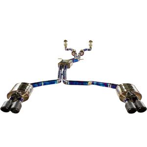 Échappement complet en titane haute Performance avec tuyau avant, pièces pour voiture <span class=keywords><strong>Audi</strong></span> <span class=keywords><strong>A6</strong></span> 3.0T voyage, livraison gratuite - Product Image 1
