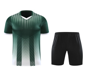 Conjunto Deportivo para Adultos con Transferencia de Calor, Estilo de Alta Elasticidad, Jersey de Fútbol Sublimado, Transpirable, Personalizado con el Logotipo del Equipo de Fútbol - Product Image 3