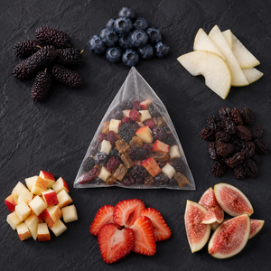 Aurorabloom 150g Té de Frutas Mixtas Orgánico Sin Cafeína para Infusión Fría en Bolsitas, Sin Azufre, Natural Radiance - Product Image 2