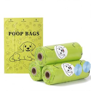 Bolsas para excremento de perro portátiles, biodegradables, de plástico ecológico, con logotipo privado personalizado, gran venta. - Product Image 1