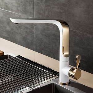 MCBKRPDIO Cuivre 138 platine légumes bassin robinet cuivre <span class=keywords><strong>vernis</strong></span> de cuisson grand sept caractères chaude et froide robinet de mélange - Product Image 3