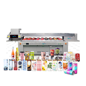 Tự động quay kỹ thuật số máy in phun dây chuyền lắp ráp máy in UV cho chai lon Ống mỹ phẩm với băng tải - Product Image 1