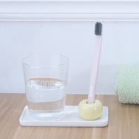 Plateau rectangulaire moderne en céramique blanche pour bijoux, gobelet à gargarisme, rangement simple pour salle de bain, plateau simple pour bougie
