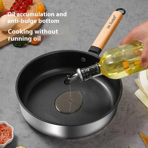Rudolf <span class=keywords><strong>Petite</strong></span> poêle à frire antiadhésive pour usage domestique pour la cuisson de l'omelette de crêpes de steak sur une cuisinière à induction ou une cuisinière à gaz - Product Image 3