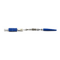 Venta al por mayor SM MM LC SC ST SX DX 2mm 3mm conector de fibra óptica con PC UPC APC virola de fibra de pulido
