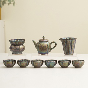 Light Luxury Ceramic <b>Tea</b> <b>Set</b> Household Kung Fu <b>Teapot</b> <b>Tea</b> Cup Gift Box Accompanying Gift for Elders Travel Portable - Product Image 2