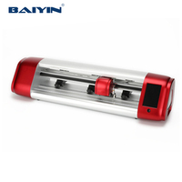 Machine de découpe de bureau compacte Baiyin avec moteur pas à pas, positionnement automatique, largeur de coupe de 390 mm, AC 90-240V pour caméra