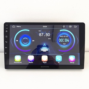 Lecteur MP5 pour voiture avec écran IPS de 9 pouces, émetteur FM, stéréo/WiFi, port USB mains libres, prise en charge <span class=keywords><strong>MP3</strong></span>/<span class=keywords><strong>MP4</strong></span>, son haute résolution, garantie 1 an - Product Image 1