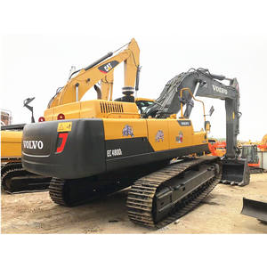 Excavatrice sur chenilles Volvo EC480DL d'occasion, 100% d'origine, puissance élevée, grande benne, 48 tonnes, à vendre. - Product Image 2