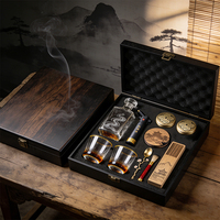 Kit de fumage de whisky – Outil de luxe pour la préparation de cocktails de bar, boîte d'aromatisation, logo personnalisable, pour les amateurs de whisky à domicile, directement de l'usine OEM
