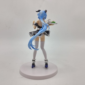 Animación Genshin Impact Ganyu Maid uniforme <span class=keywords><strong>Sex</strong></span> Girl figuras de acción de juguete colección modelo muñeca adornos - Product Image 2