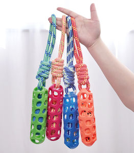 Popüler TPR Molar köpek çiğnemek oyuncak çevre dostu sevimli interaktif römorkör-of-War Bite dayanıklı diş temizleme halkası Pet için altın - Product Image 6