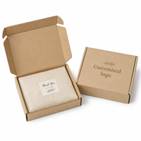 Boîte d'expédition en carton ondulé personnalisée, écologique et réutilisable pour parfums et lingerie, boîte d'avion haute résistance avec papier de calque