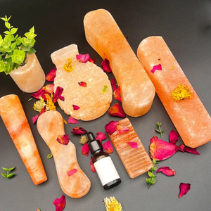 Savon au sel de l'Himalaya biologique naturel, pierre ronde au toucher réel pour le soin du corps, le bain et le massage, spa Gard - Product Image 1