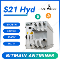 Miner SHA256 S21e Hyd 310TH/s 5270W à refroidissement hydro pour la minage de Bitcoin, haute performance à bas prix