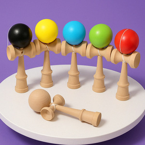Kendama de Madera, Juego de Habilidad, Rompecabezas, Regalos de Madera al por Mayor para Padres e Hijos, Juguetes Educativos Interactivos para Personas Mayores - Product Image 5