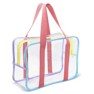 Fournisseur de trousses de maquillage personnalisées de haute qualité, en gros, écologiques, imperméables, transparentes en PVC et en cuir PU. - Product Image 5