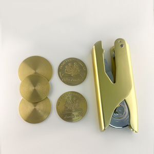 Grosir kuningan cap kosong <span class=keywords><strong>Custom</strong></span> baja berat Embossing mesin cap untuk buku pernikahan <span class=keywords><strong>Embosser</strong></span> - Product Image 4