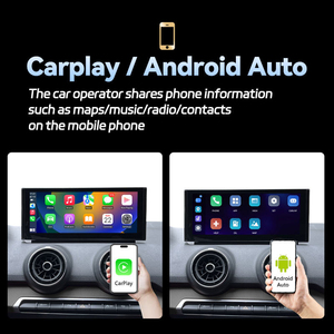 Reproductor de DVD para Auto con Sistema Android 13 de 8 Núcleos y 10.25 Pulgadas, Navegación GPS Multimedia para <span class=keywords><strong>Audi</strong></span> A1 <span class=keywords><strong>A3</strong></span> Q3 2012-2019 - Product Image 5