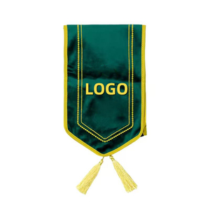 Bufanda Personalizada del Fabricante para Arabia Saudita, con Texto a Todo Color, Logotipo, Celebración del Día Nacional, Estola con Borla - Product Image 4