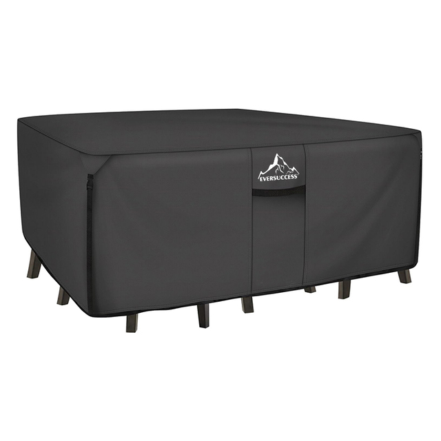 Outdoor General Purpose 600D Heavy Duty Waterproof UV Resistant Rectangular Patio Table and Chair Cover Furniture Covers