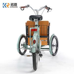 Triciclo Eléctrico <span class=keywords><strong>Familiar</strong></span> de 250W con Motor Central, Caja de Madera y Asiento para Niños, Diseño para Uso Diario Urbano en Europa - Product Image 6