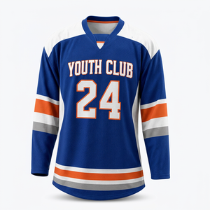 Factory Direct Lightweight Hockey Jersey Custom Ice Hockey Jersey OEM ODM Wholesale Sublimation Custom Logo - Product Image 1