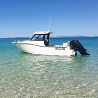 20 pieds Profisher Sport vitesse Gospel bateau de luxe en aluminium moteur hors-bord cabine nouvel état australie vente Yacht de pêche