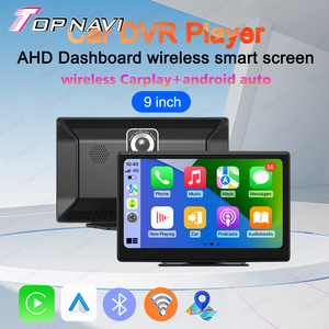 Boîte noire de voiture GPS 9 pouces, enregistreur vidéo DVR universel pour tableau de bord, caméra de tableau de bord avant et arrière, électronique automobile, couleur noire - Product Image 2