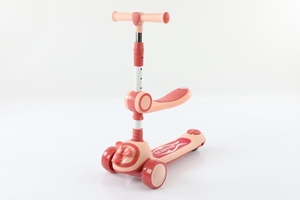 Monopatín multifuncional de venta directa de fábrica para niños de 1 a 9 años, monopatín 3 <span class=keywords><strong>en</strong></span> 1, Pedal de rueda plegable, patinete para niños - Product Image 3