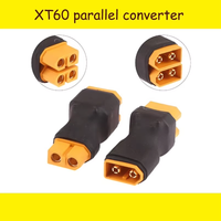 Connecteur parallèle XT60-Adaptateur de soudage intégré 1 mâle à 2 femelles et 1 femelle à 2 mâles pour batterie et contrôle de vol