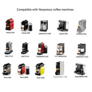Capsules réutilisables pour cafetière en acier inoxydable Compatible avec les brasseurs d'origine Nespresso - Product Image 3