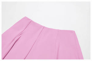 Conjunto Deportivo de Tenis de 2 Piezas con Top Halter de Secado Rápido y Falda Pantalón Integrada con Pliegues y Cintura Alta Acolchada, Estilo OEM de 8 Colores - Product Image 6