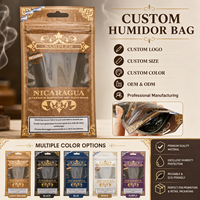 Sacs d'emballage en plastique refermables à fermeture éclair personnalisés pour tabac à fumer, cigares, feuilles de Grabba Fronto, anti-odeur, NS