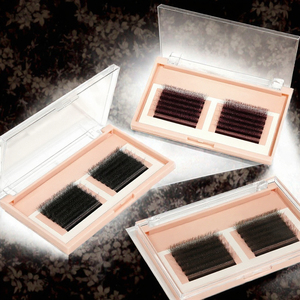 SEEHA 3D Clover Lash Extensions Volumen Handgefertigte Synthetische Wimpern-Trays für Salon-Wimpernverlängerung - Product Image 2