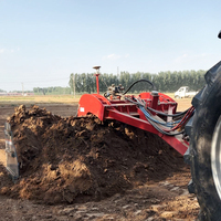 Niveleur de terrain GPS pour tracteur de 50 CV, niveleur de terrain hydraulique automatique à traction arrière, guidé par laser
