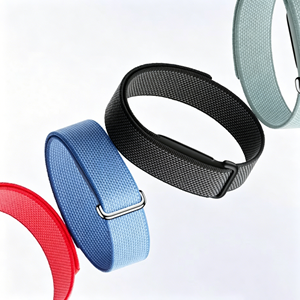 สายนาฬิกาข้อมือไนลอน HMJ สำหรับ <span class=keywords><strong>Google</strong></span> Fitbit Air พร้อมโลโก้พิมพ์ลาย แพ็คเกจแบบกำหนดเอง - Product Image 3