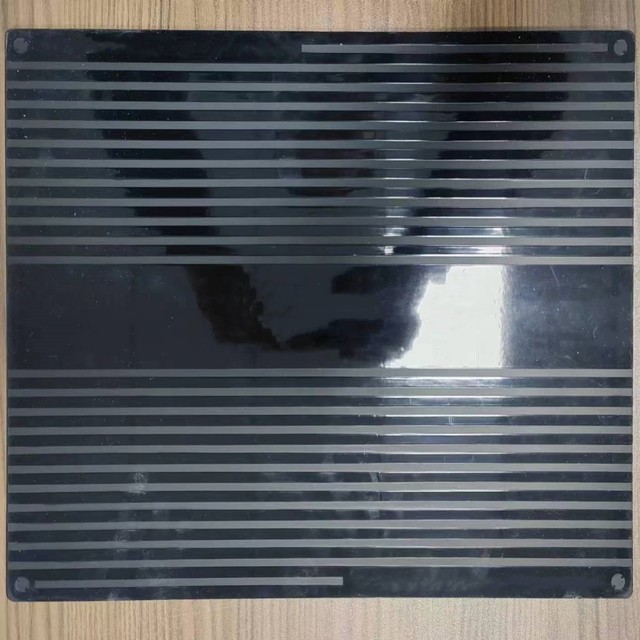 Custom Super Gaming Photovoltaic Glass Tempered Glass Mouse Pad for E-sports Rubber Strip Anti-skid Operation Like Glide