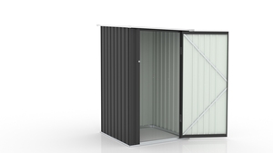 <span class=keywords><strong>Caseta</strong></span> de Jardín Metálica <span class=keywords><strong>Antracita</strong></span>, Resistente a la Intemperie, Ecológica, Almacenamiento Exterior con Puerta con Cerradura para Patio, Jardín, Césped - Product Image 2