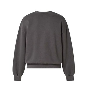 Sweat-shirt unisexe 100% coton molletonné uni pour l'automne, streetwear personnalisé, impression de marque privée, broderie, vente en gros - Product Image 2