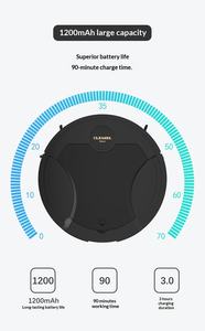 Aspirateur robot intelligent portable, balayage, aspiration humide et sèche, nettoyage tout-en-un pour la maison - Product Image 6