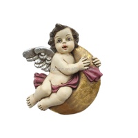 Souvenirs religieux personnalisés, ange, croix, Jésus, porte-clés, aimant de réfrigérateur en résine, souvenir chrétien