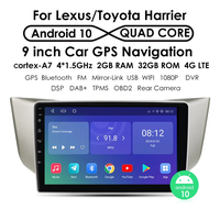 Vente en gros pour Lexus RX300 RX330 RX350 RX400H II 2 pour Toyota Harrier 2 2003 - 2019 Unité principale d'autoradio Android Navigation GPS