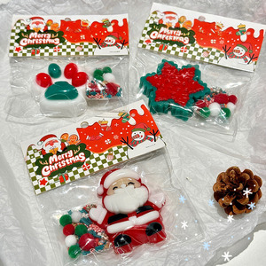 Jouet Squishy en Plastique Patte de Chat Père Noël à Remontée Lente, Anti-Stress Sensoriel pour Enfants et Adultes - Product Image 1